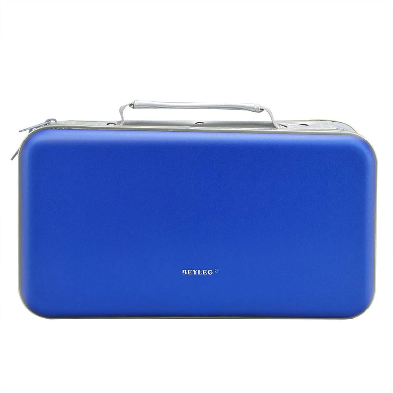 CD DVD Wallet, Wismart 96 Capacity Heavy Duty Sturdy DVD Storage Hard shell CD Disk Holder DVD Case VCD Wallets Blu-ray Media Case Storage Holder Organizer Wallet,96 Capacity (Blue) Blue