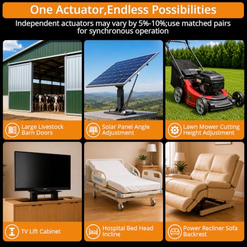 Neoteck Linear Actuator 12V,1500N/330lbs Heavy Duty Electric Actuator with 300mm/12in Stroke 10mm/s,IP65,with Mounting Brackets Waterproof for Adjustable Beds,TV Lifts,RV,Smart Home,CNC & DIY Projects