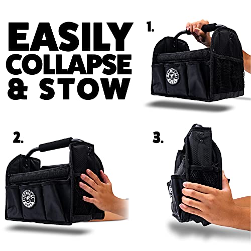 Chemical Guys, Quick Load Collapsible Detailing Caddy & Organizer, Black
