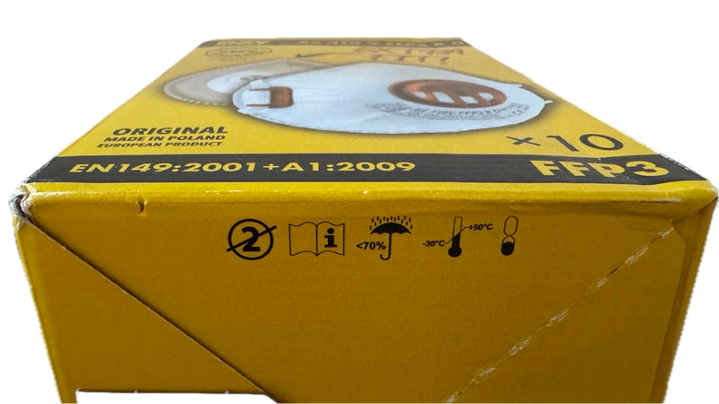 XS 310 V FFP3 RD Reusable Half Mask, Dust Mask, Respirator Mask, Protective Mask with Valve, Extra Fit, Pack of 10