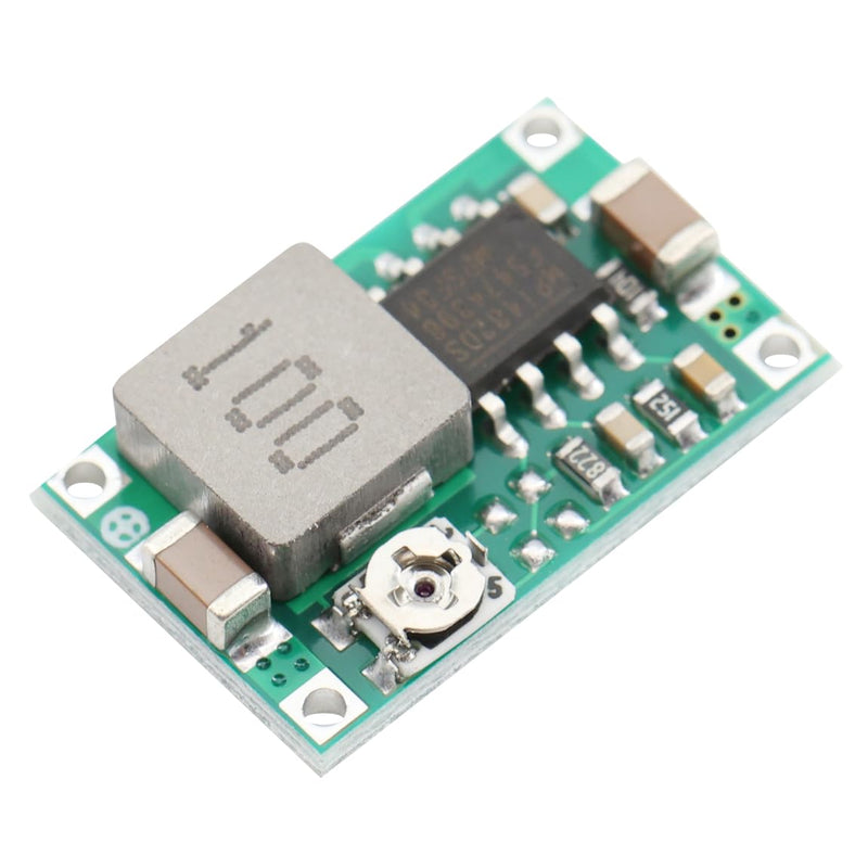 Mini 360 Adjustable DC Power Supply Module 4.75-23V to 1.0-17V Step Down Power Supply Module 3A Buck Converter DC-DC Converter Module Vehicle Power Supply (Pack of 3)