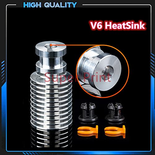 V6 Hotend 24V 40W Remote Bowen Print J-Head Hotend Titanium Alloy HeatBreak Cooling Fan Bracket for Titan Dual Driver Extruder.(24V Brass Nozzle Kit)