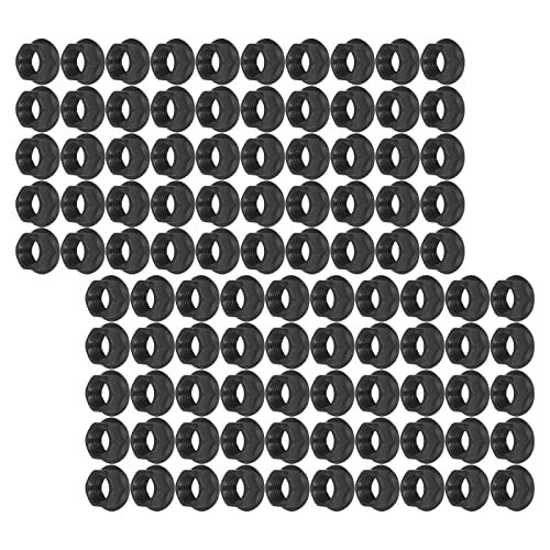 100Pcs M10 X 1.25 Hex Nut Carbon Steel Nut for 168F 170 188 Gasoline Generator Black, Carbon Steel Flange Nuts Hex Nuts Locknuts Nuts