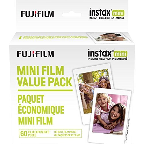 Fujifilm Instax Mini Instant Film Value Pack - 60 Photos 60 Film Pack Standard Film Packs