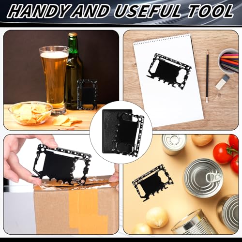 Cholemy 48 Pcs Credit Card Wallet Multitool 46 in 1