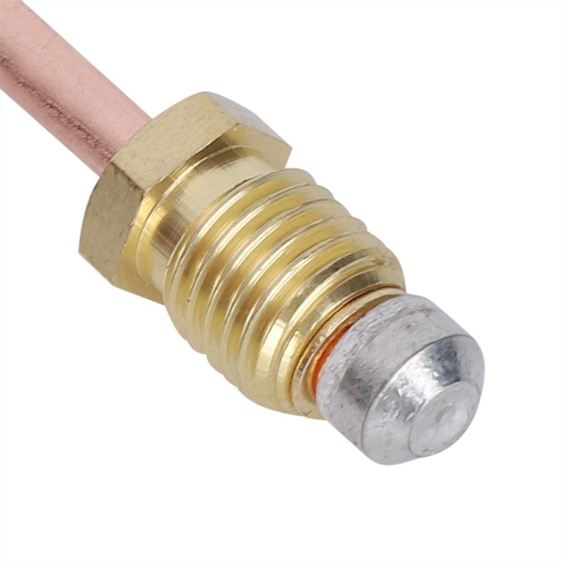 Stable connection thermocouple with practical thread, thermocouple, for braziers for gas heating