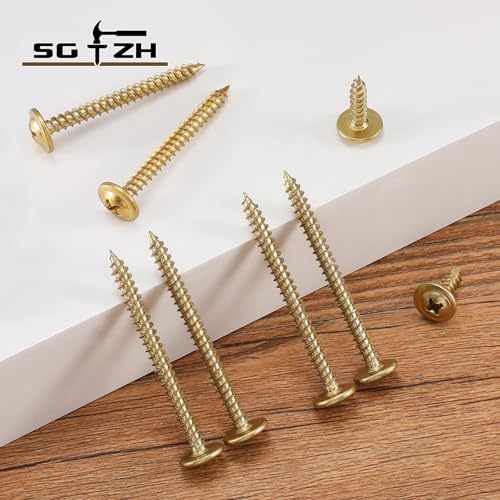 #8 x 1-1/2" Wood Screw 500Pcs Alloy Steel Standard Thread Truss Head Fast Self Tapping by SG TZH #8 x 1-1/2" 500