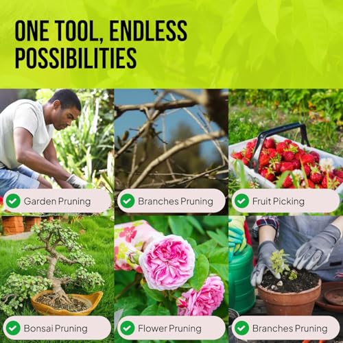 Indoor Plant Care Bundle – 2-Pack Stainless Steel Pruning Scissors & 2-Pack 28" Bendable Moss Pole Plant Supports for Monstera, Pothos, Philodendron, Climbing Indoor Plants
