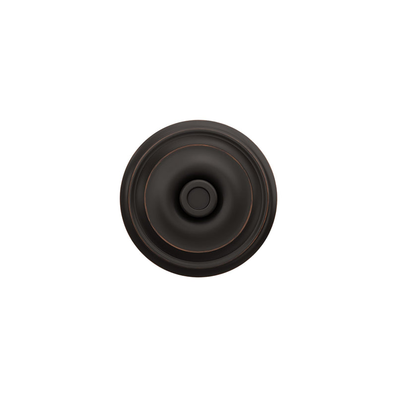 Schlage F40 GEO 716 Georgian Door Knob, Bed & Bath Privacy Lock, Aged Bronze Standard