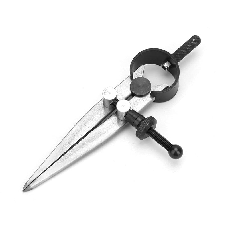 75 mm Spring Compass, Marking Compass, Compass with Locking Wheel | Adjustable spring compass, for drawing arches and circles, bisecting angles and segment halving