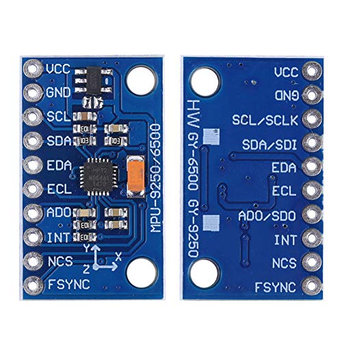 MPU9250 9 Axis 9 OF 16 Bit Gyroscope Acceleration Magnetic Sensor 9 Axis Posture Gyro Accelerator Compass Magnetic Field Sensor Module IIC/SPI (3-5V)
