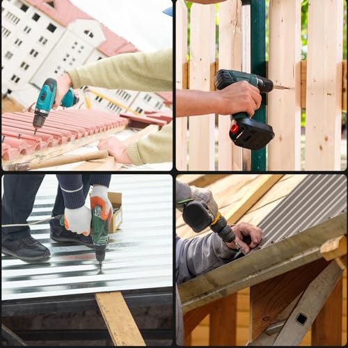 #14×3 Inch 100pcs T30 Star Drive Outdoor Wood Deck Construction Timber Lag Fence Screws,Rust Resistant Black Ceramic Coating, Torx Bit Included #14×3" 100