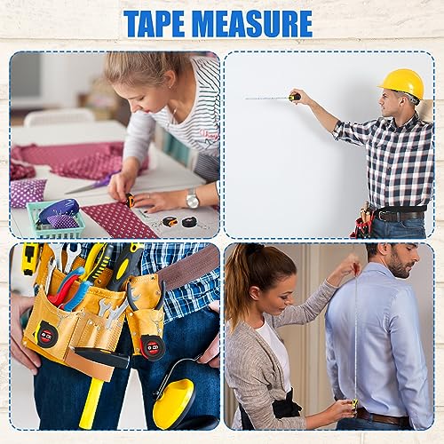 Copkim 36 Pcs Father's Day Dad Gifts Mini Tape Measure Keychain Bulk