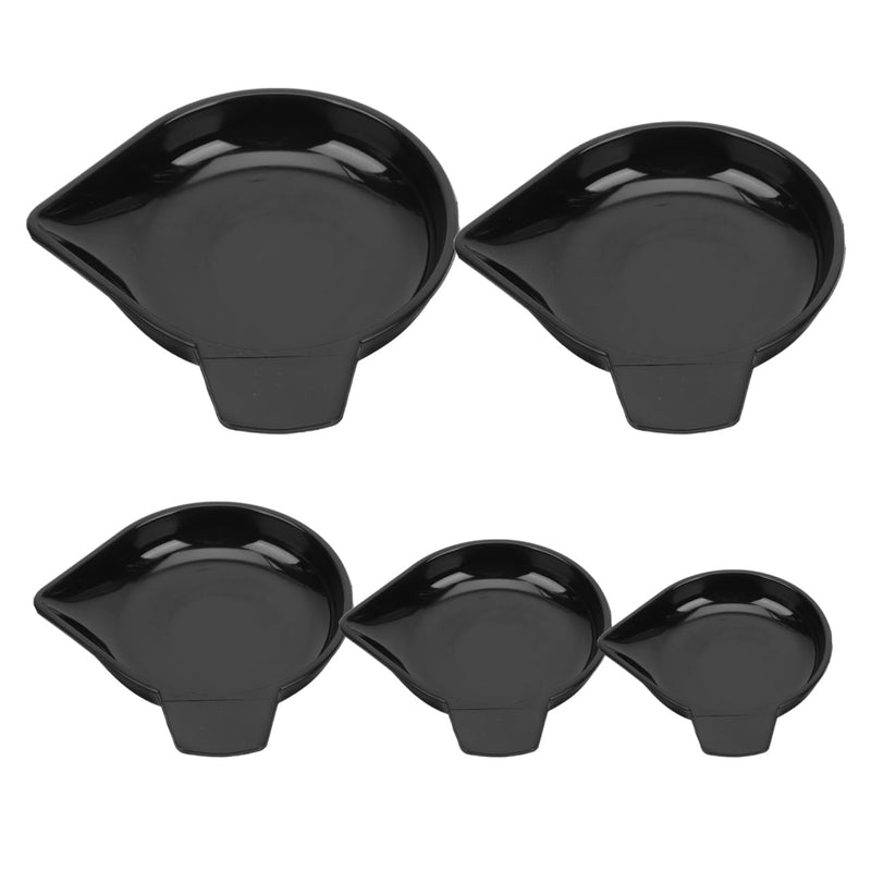 Ciieeo Pack of 5 Multi-Purpose Scales Tray Made of PP Plastic Reusable Kitchen and Jewelry Weighing Bowls with Large Capacity for Precise Weighing Small Objects