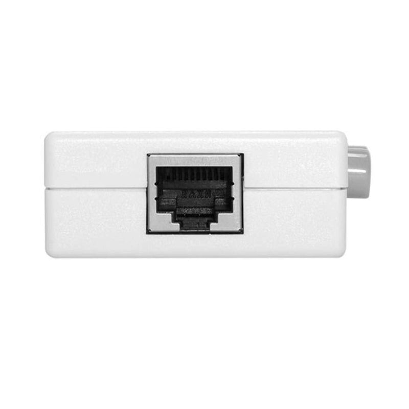 JSER UTP STP 2 in 1 Out 2 Ports RJ45 LAN CAT6 CAT5E Network Switch Selector Internal External Networking Switcher Splitter Box RJ45 Angled Adapter