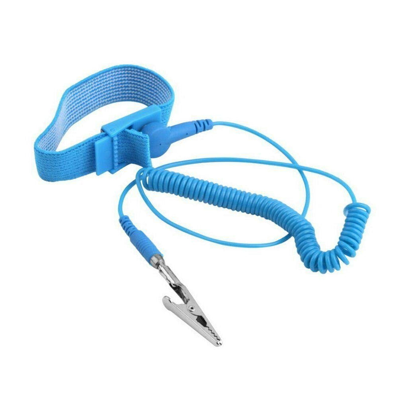 Hailege 5pcs Anti Static Wrist Strap ESD with Clip Discharge Grounding Prevent Static Shock