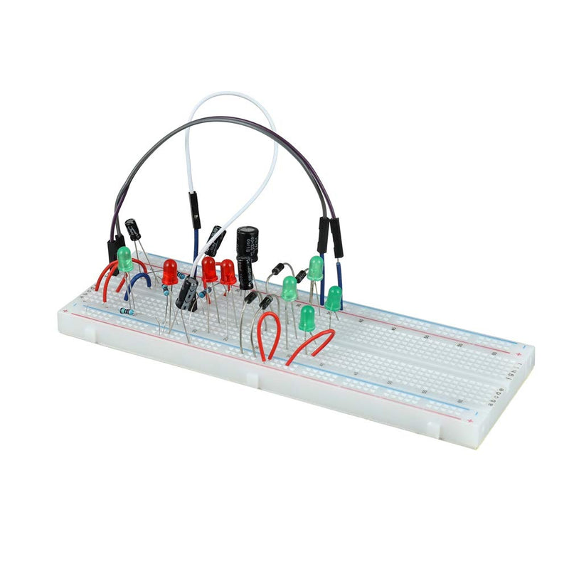 BOJACK 24 worth 630 pieces capacitor electrolytic capacitor assortment kit including model number 0.1uF-1000uF