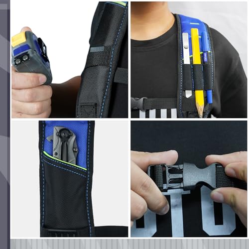 KUNN 3-Points Tool Belt Suspenders & X Style Tool Belt Suspender