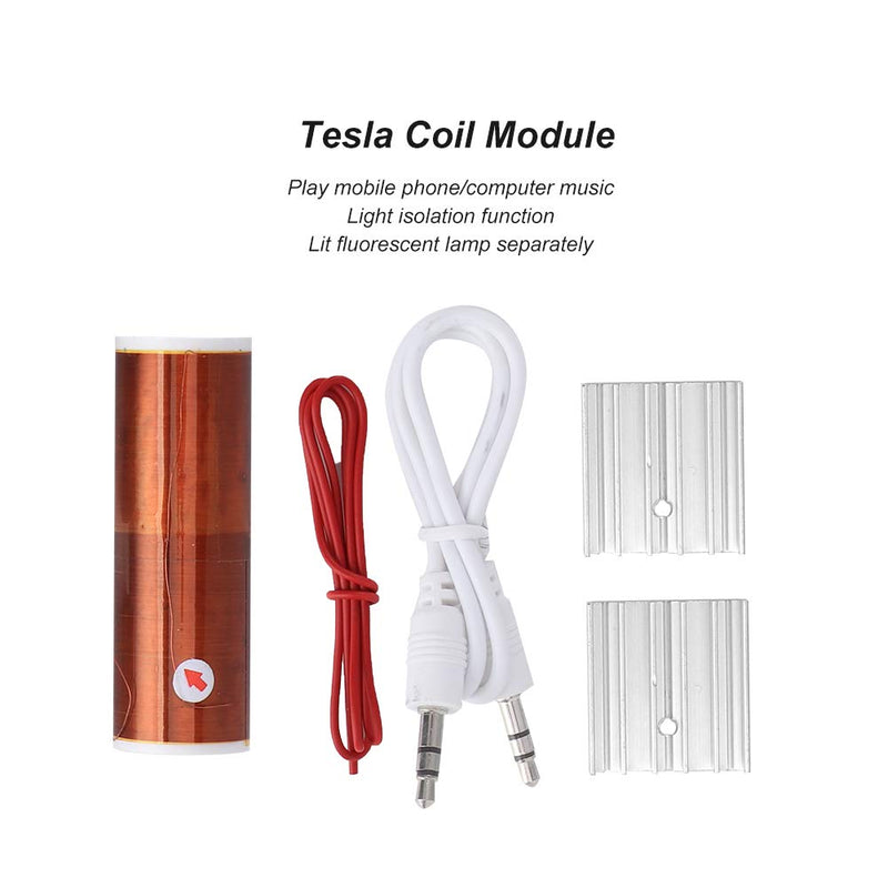 Tesla Coil Module Mini Tesla Coils Electric Module Plasma Speaker Unassembled DIY Electronic Kit Tool 15W DC 15-24V 2A Speaker Board