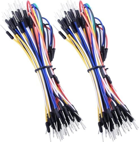 GTIWUNG 170 & 400 & 830 Tie Points Mini Breadboard Kit, Solderless Prototype Circuit Board for Arduino Proto Shield + 130 Pieces Jumper Wire Cable 170 & 400 & 830 points mini breadboard