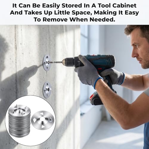 1000Pcs Fasteners Washers for Foam Board Panels, 1-1/8 Inch Metal Washers