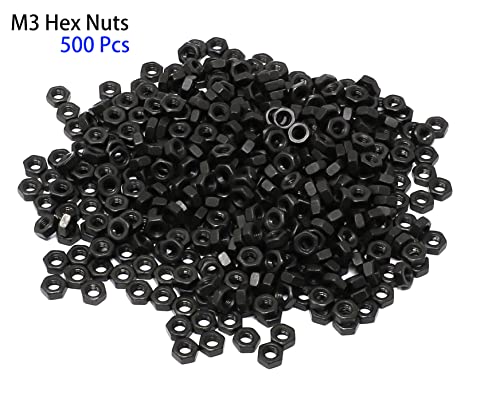 iexcell 1500 Pcs M3 x 6/8/10/12/14/16/20/25/30/35/40/45/50 Alloy Steel 10.9 Grade Hex Socket Button Head Cap Screws Bolts Nuts Washers Assortment Kit, Black Oxide Finish M3 x 6/8/10/12/14/16/20/25/30/35/40/45/50mm