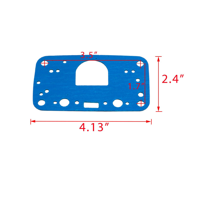 8-2000QFT Carburetor rebuil kit Gasket,Fuel Bowl Gasket Kit Assembly Fit for Holley 8-2000 M2300 4150 Carburetor Rebuild Kit. 8-2000QFT Gasket kit for Holley 4150 Carburetor Jet kit (Blue) Blue