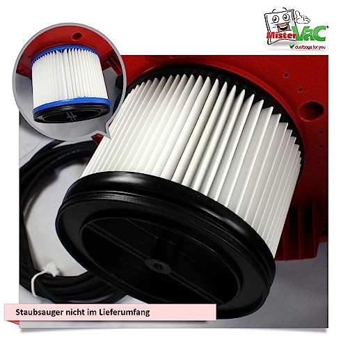 MisterVac Filter cartridge compatible with Bosch GAS 20 L SFC Professional