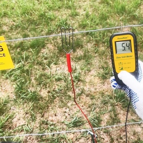 FenceMate Digital Duo Volt Meter to Check Voltage of Fence Charger&Battery