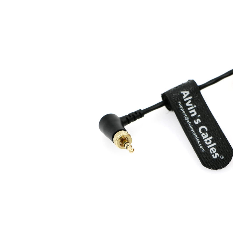 Alvin's Cables 3.5mm TRS to BNC Timecode Cable for Canon C70 for Sony F55 FX9, Zaxcom, Zoom F4| F8| F8n from Deity Tentacle Sync Timecode Generator Box 50CM|19.7inches Locking TRS