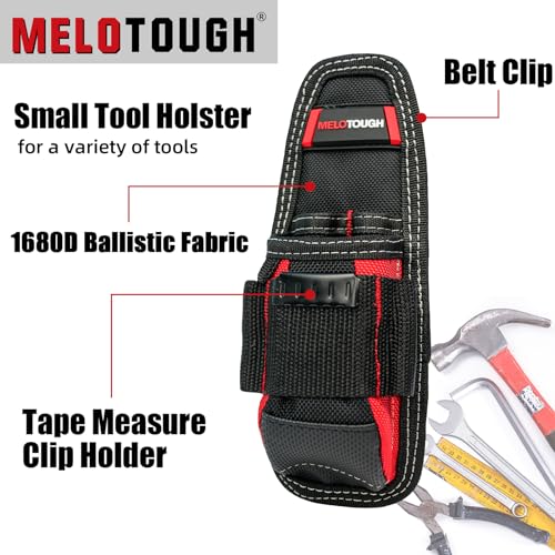 MELOTOUGH Small Tool Pouch with Belt Clip,Small Tool Holder Pouch, Min Work Organizer Tool Holster and Knife Holder