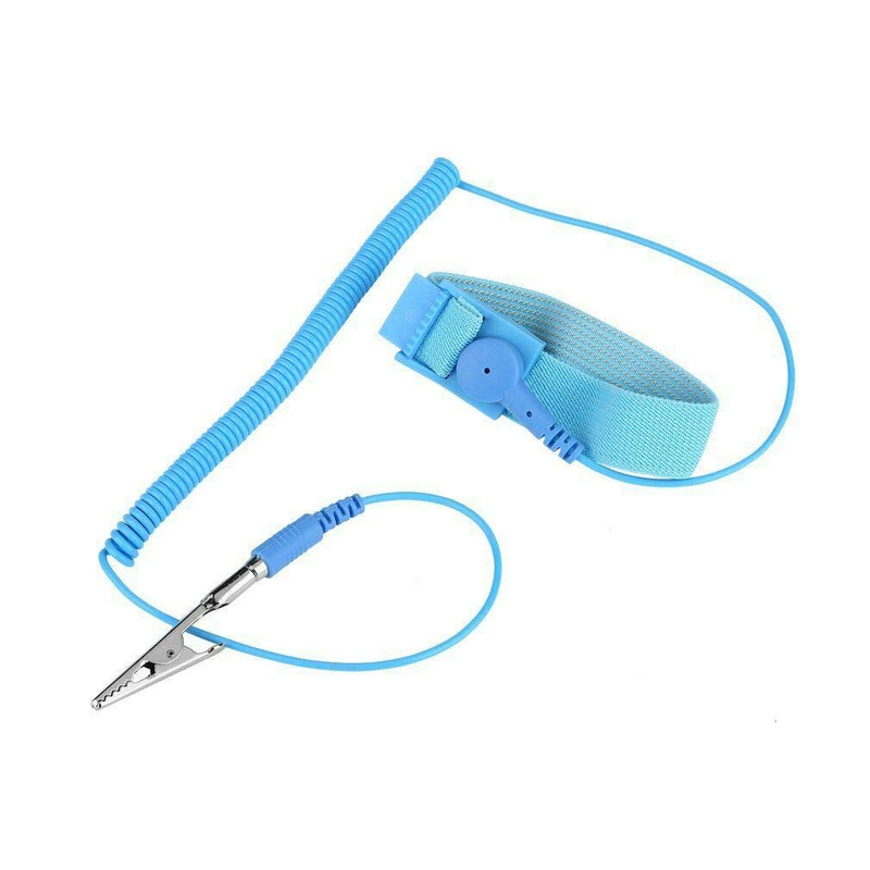 Hailege 5pcs Anti Static Wrist Strap ESD with Clip Discharge Grounding Prevent Static Shock