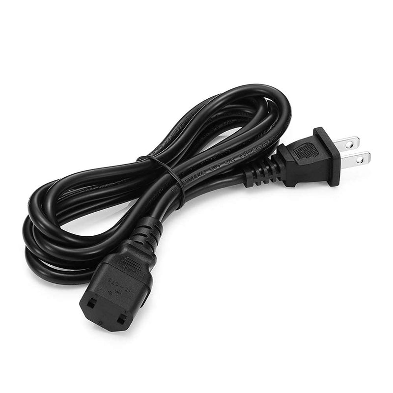 10FT Power Cord Compatible with Xbox 360 Slim, Xbox One, Xbox 360 E Power Supply Brick, Sony PS4 Pro Power Cable Replacement 10 Ft