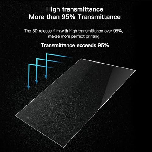 6PCS FEP Film 210X150X0.15mm, FEP Release Film for ELEGOO Mars 5, Mars 5 Ultra, Mars 4, Mars 4 Ultra, Mono 4, Mono 4 Ultra, Mono 2 Resin 3D Printers Accessories