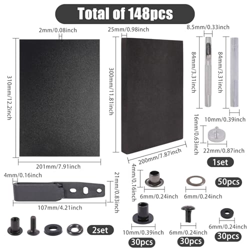 DIY Tool Kit DIY Case Making Set Plastic Carrying Sheath with Waist Clip for Making Sheath Keel Black