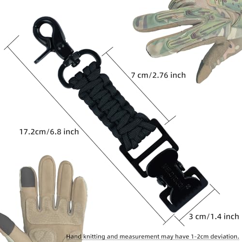 MELOTOUGH Small Tool Holder, Min Work Organizer Tool Pouch and Knife Holster with Snap Clip,Tactical Glove Clip Work Glove Holder Clip for Tool Belt,Tactical Backpack,Outdoor Accessory