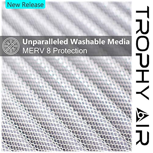 16x25x1 |Trophy Air | Merv 8 | Washable Furnace Filter | Lifetime HVAC & Furnace Air Filter | Washable | Superior particle-holding Ability | Premium Quality Aluminum 16x25x1