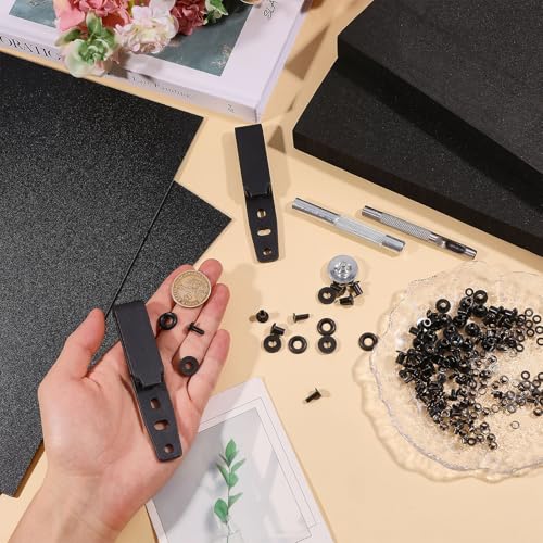 DIY Tool Kit DIY Case Making Set Plastic Carrying Sheath with Waist Clip for Making Sheath Keel Black