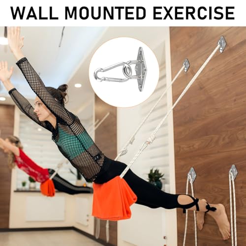 Wall Mount for Resistance Bands, Workout Anchors Wall Resistance with Hook for Fitness Bands, Space Saving Workout Equipment for Home Gym Weight Straps Suspension Training Exercise 12 Pack