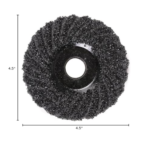 Mercer Industries 320016-4-1/2" x7/8" Silicon Carbide Plastic Backed Semi-Flexible Discs Grit 16 (10 Pack) 4-1/2"x7/8"