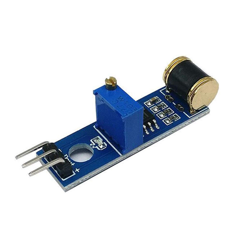 Hailege 801S Vibration Sensor Module Vibration Module Analogue Output Adjustable Sensitivity Pack of 2