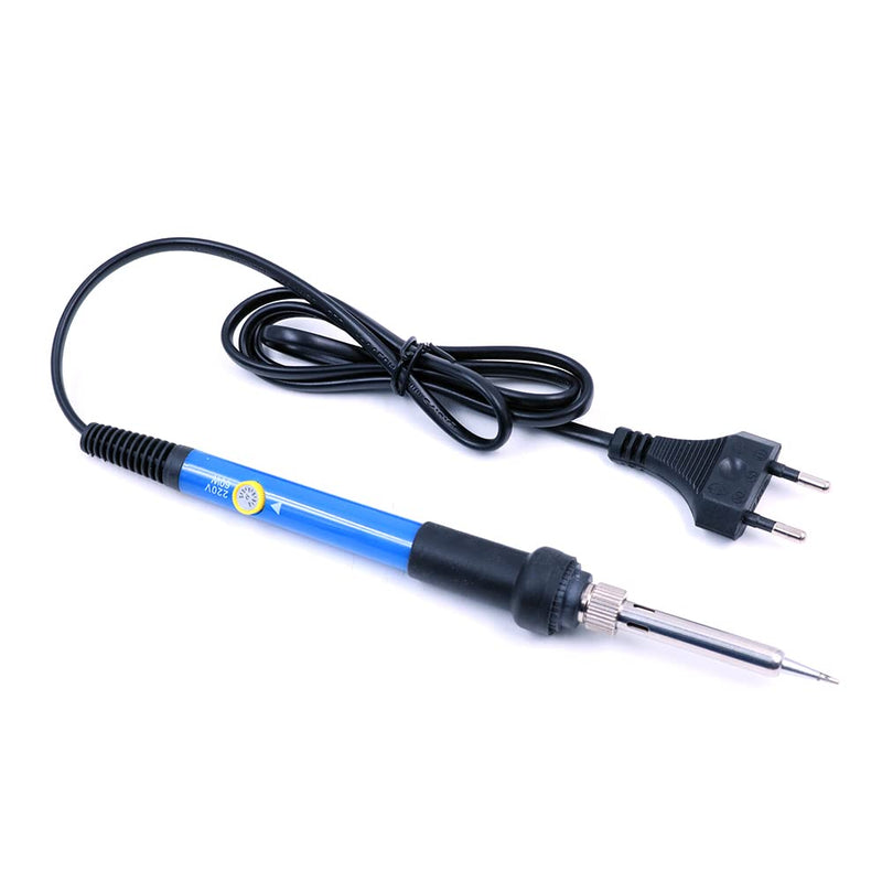WANGCL Soldering Iron Kit with Temperature Adjustable Electric Soldering Iron Pen, 60W/220V Electronic Soldering Tool, Soldering Iron Stand, 5pcs Soldering Tips, Soldering Iron Stand, Lead Free Solder