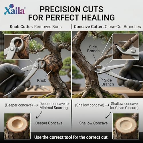 Xaila Bonsai Tool Set Replacement for Gardening Kits-7