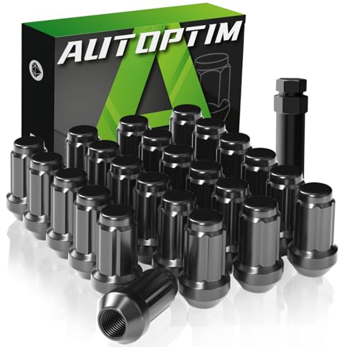 AUTOPTIM M12x1.25 24 Pack Spline Lug Nuts & 6 Spline Lug Nuts Socket Key