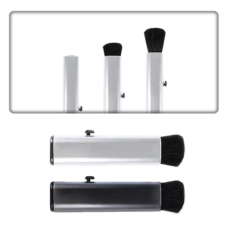 2 Pcs Retractable Keyboard Cleaning Brush Computer Cleaning Tool Dust Cleaning Removal Brush for Computer Keyboard Desktop Table