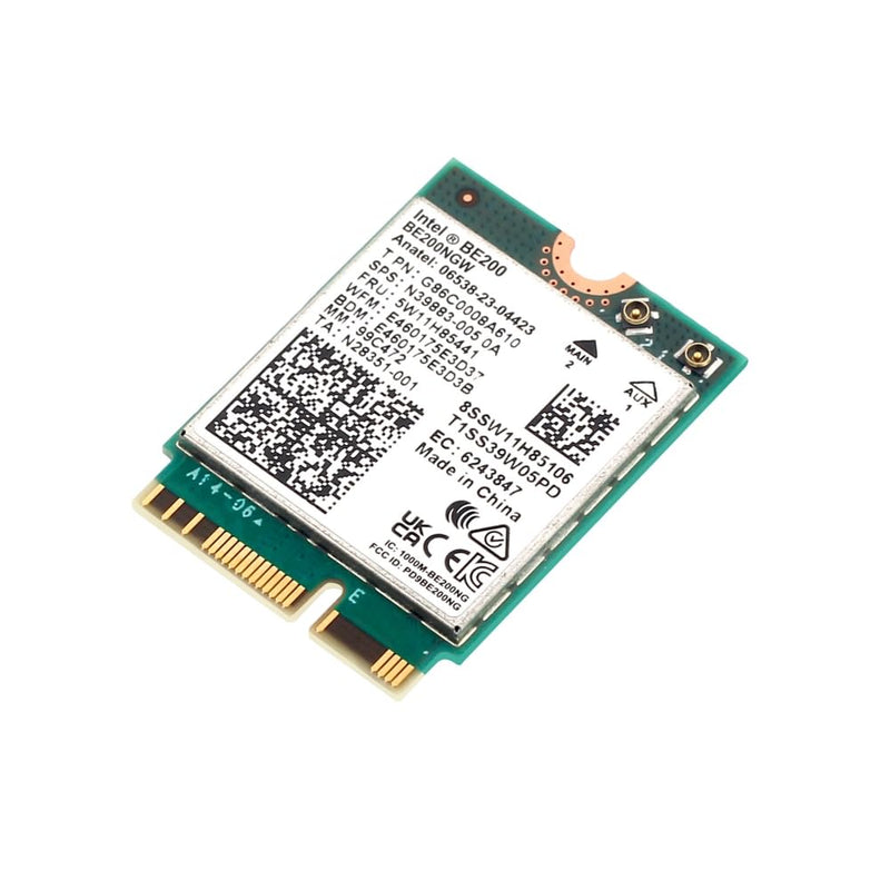 BE200NGW WiFi 7 Wireless Card, M.2 NGFF,WiFi 7 BE200 Tri-Band Network Adapter with 8774Mbps Speed and BT5.4 WiFi Card for PC,Not Support AMD for Windows 10/11