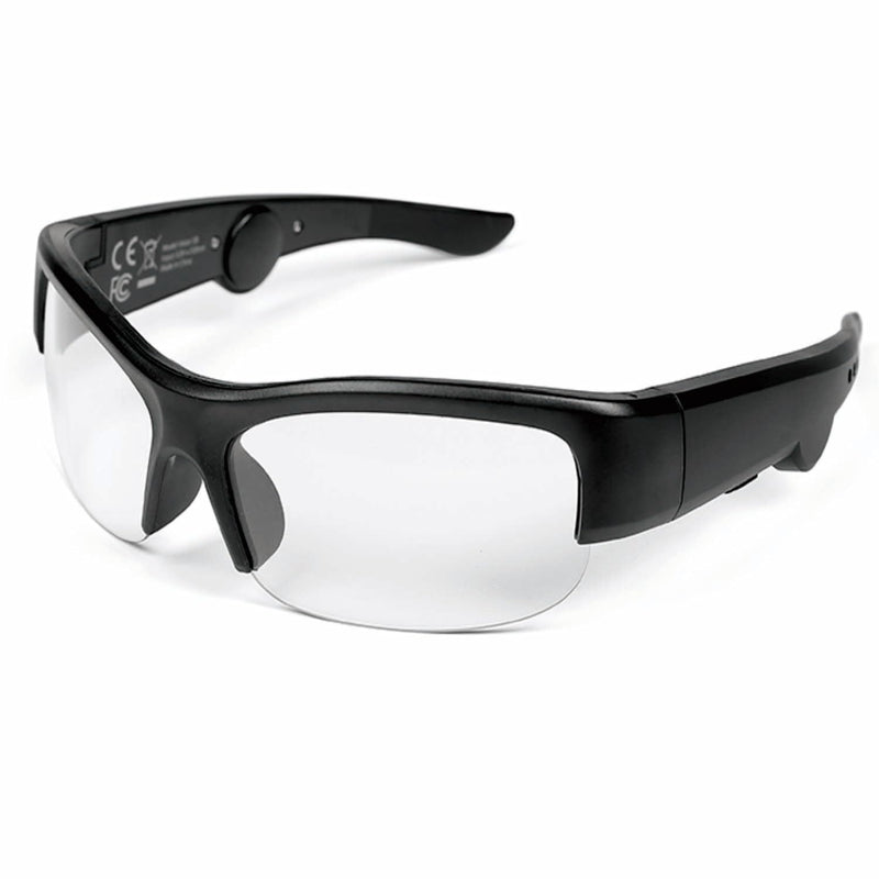 5BC Bluetooth safety glasses for work audio smart glasses headphones with mic, Clear Lens