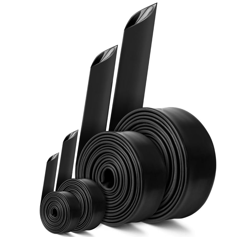Adiwo 3:1 heat shrink tubing, Ø12.7 mm, 1.5 m length, shrink tubing, waterproof cable, connecting shrink tubing, insulating tape, black for cable insulation, marking, cable bundling, repair (Ø30.0 mm), Ø30.0 mm