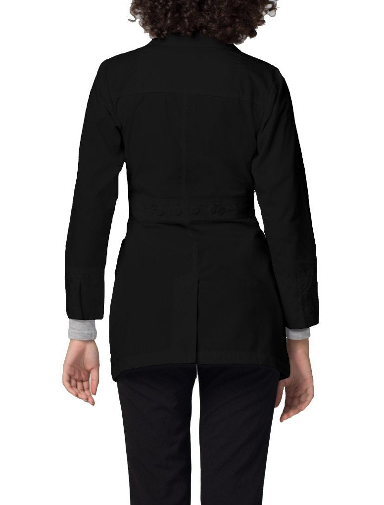 Adar Universal Lab Coats for Women - Perfection 32" Lab Coat Small Black