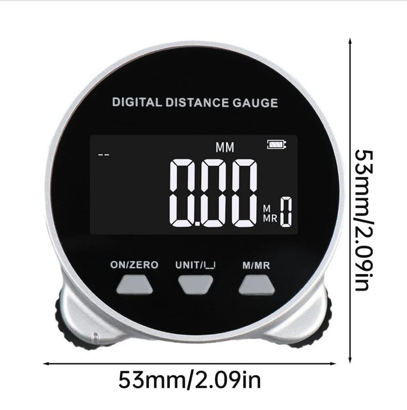 Long Distance Digital Ruler, Electronic Digital Tape Measure, Digital Display Roller Ruler, 199,999 m, Semiconductor, Microprocessor, Electronic Rolling Ruler for Measurements